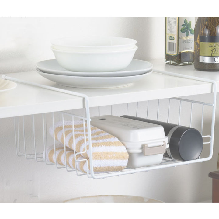 キッチンバスケット吊戸棚用スキットハンガーバスケットワイド深型