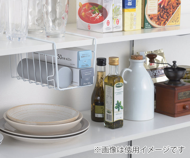 キッチンバスケット吊戸棚用スキットハンガーバスケットスリム深型