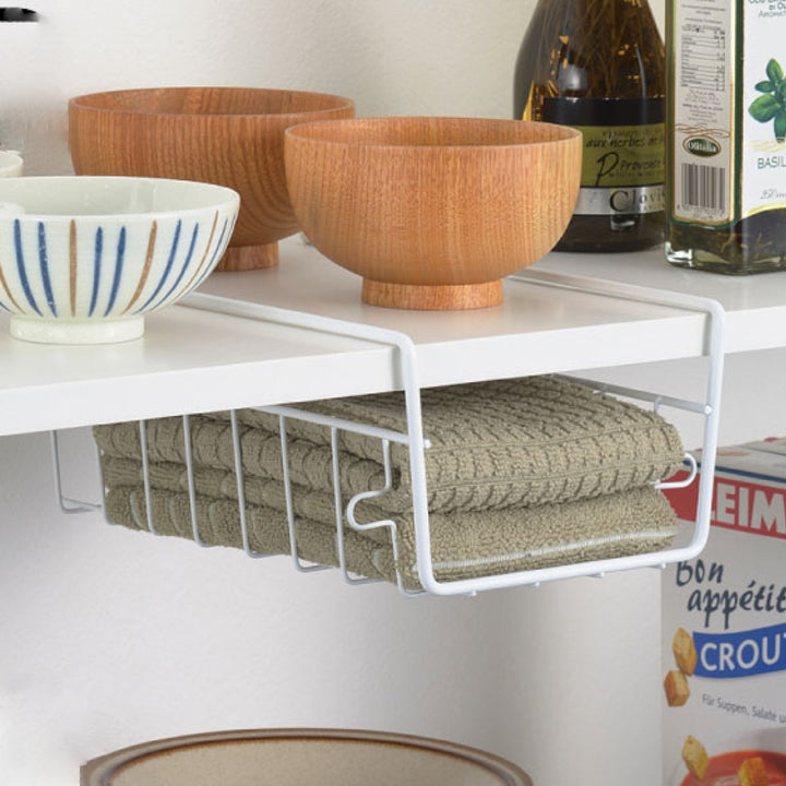 キッチンバスケット吊戸棚用スキットハンガーバスケットスリム浅型