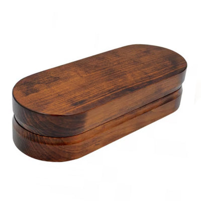 くり抜き弁当箱 1段 720ml 紀州桧弁当箱 type 3 漆塗