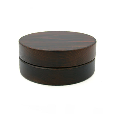 くり抜き弁当箱 1段 550ml 紀州桧弁当箱 type MG ダークブラウン