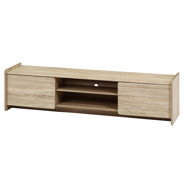 テレビ台幅159cm木目調ソフトクローズ55型対応