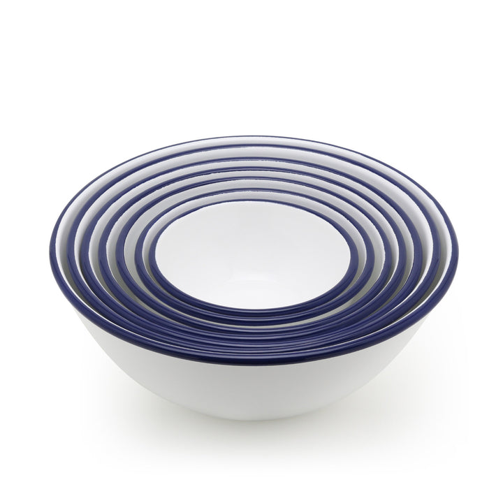 月兎印ホーローボール19.2cmネイビー