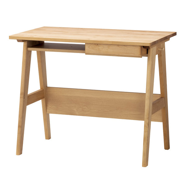 学習机シンプル幅100cm引出し付コンセント付スキップ