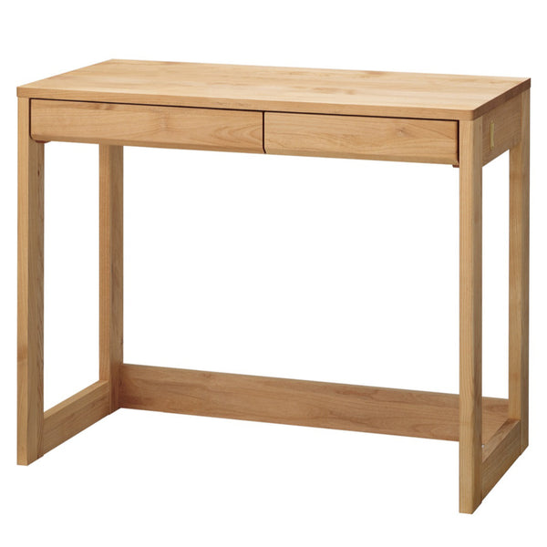 学習机シンプル幅90cm奥行45cm引出し付カルロ