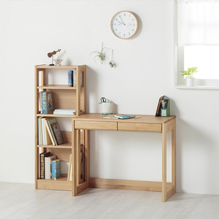 学習机シンプル幅100cm奥行45cm引出し付カルロ