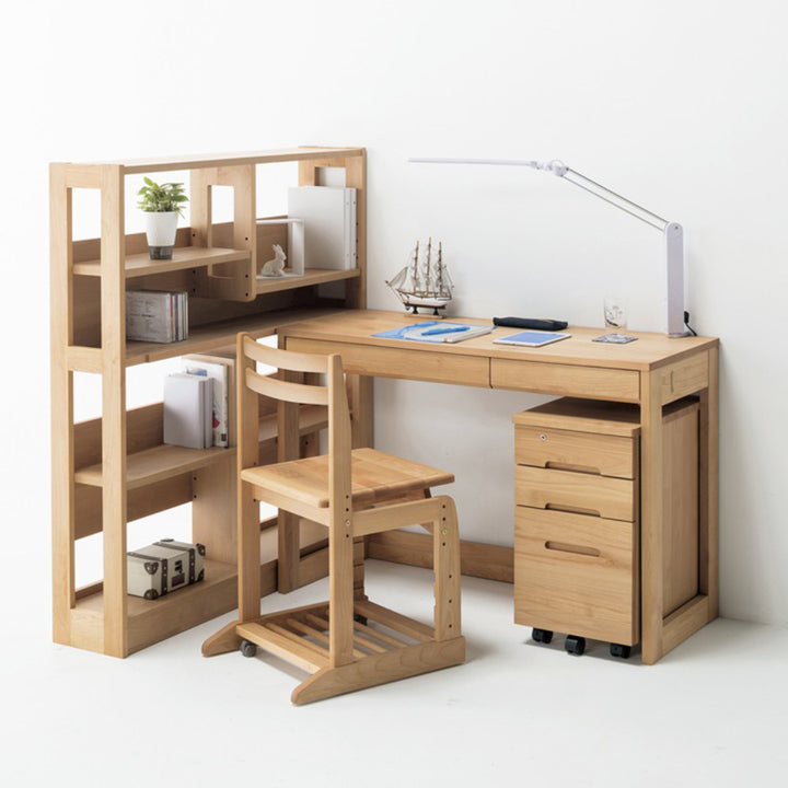 学習机シンプル幅100cm奥行45cm引出し付カルロ