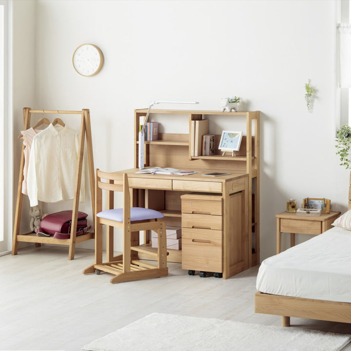 学習机シンプル幅100cm奥行45cm引出し付カルロ