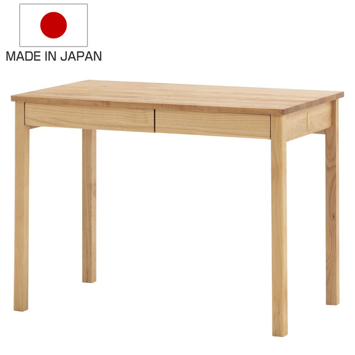 学習机シンプル幅100cm引出し付ネージュ2