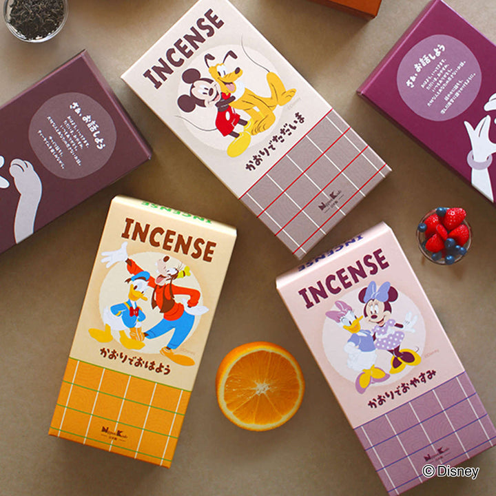 線香ディズニーインセンスかおりでおはようただいまおやすみ