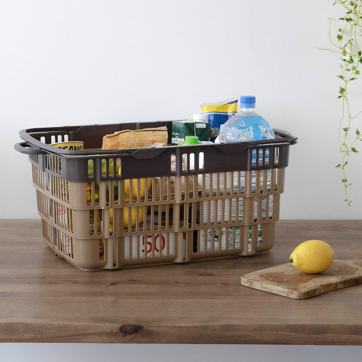 レジかご折りたたみニューバスケットマイカゴ幅57×奥行36.1×高さ23.7cm