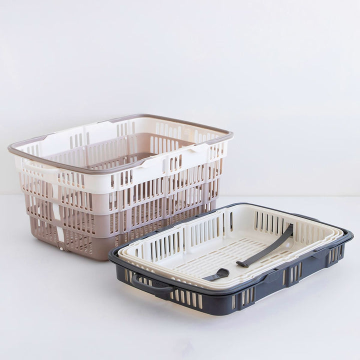 レジかご折りたたみニューバスケットマイカゴ幅57×奥行36.1×高さ23.7cm