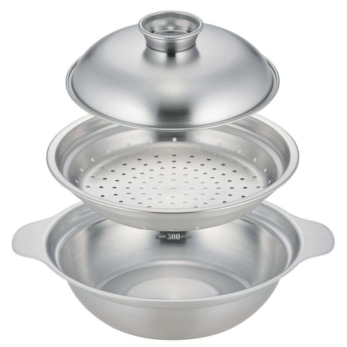 卓上鍋 18cm IH対応 蓋付き 蒸し皿付き ステンレス製 日本製 – ハウジー