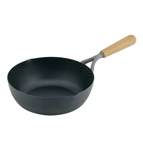 いため鍋24cmIH対応鉄製ファイバーエンボス日本製