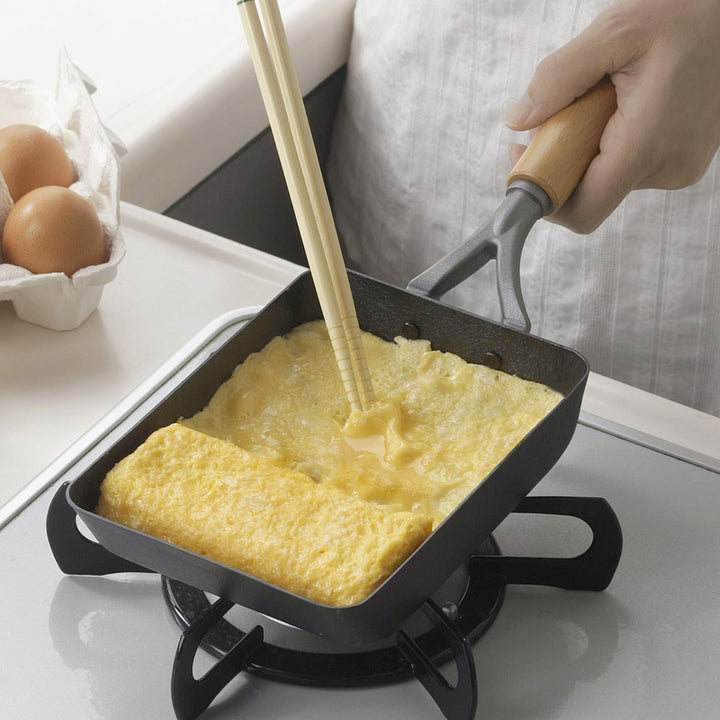 卵焼き器IH対応鉄製ファイバーエンボス日本製