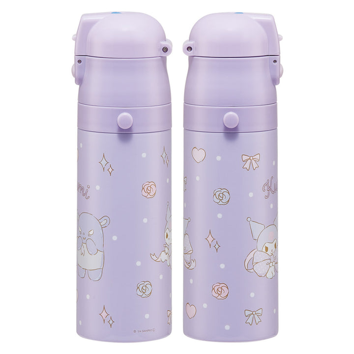 水筒470ml超軽量ダイレクトボトルクロミビックリボン