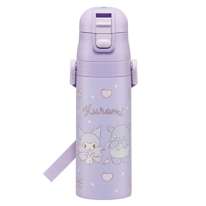 水筒470ml超軽量ダイレクトボトルクロミビックリボン