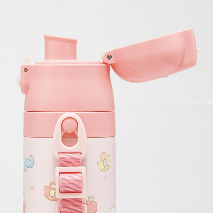 水筒470ml430ml超軽量2WAYステンレスボトルキティビックリボン
