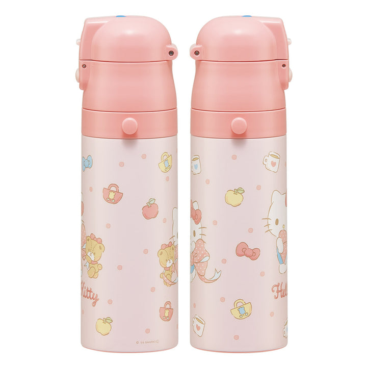 水筒470ml430ml超軽量2WAYステンレスボトルキティビックリボン