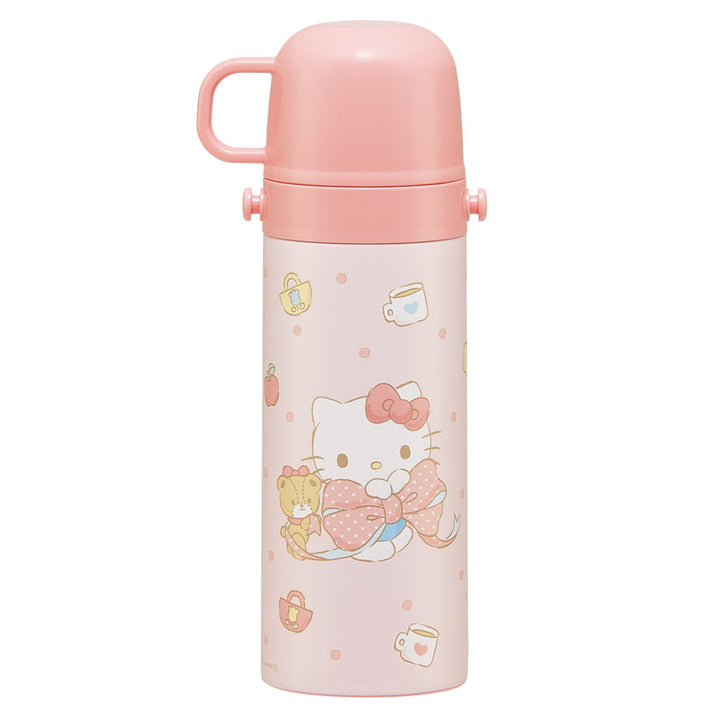 水筒470ml430ml超軽量2WAYステンレスボトルキティビックリボン