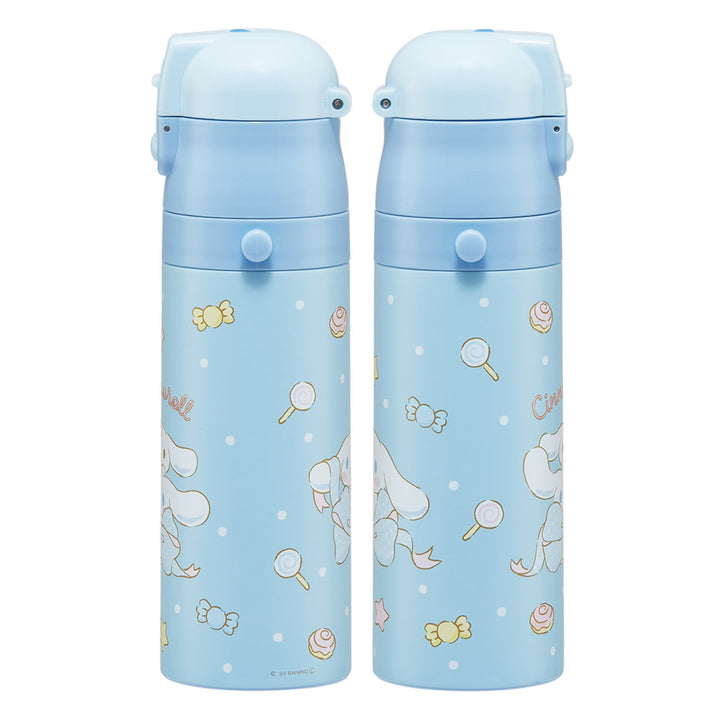 水筒470ml超軽量2WAYステンレスボトルシナモロールビックリボン