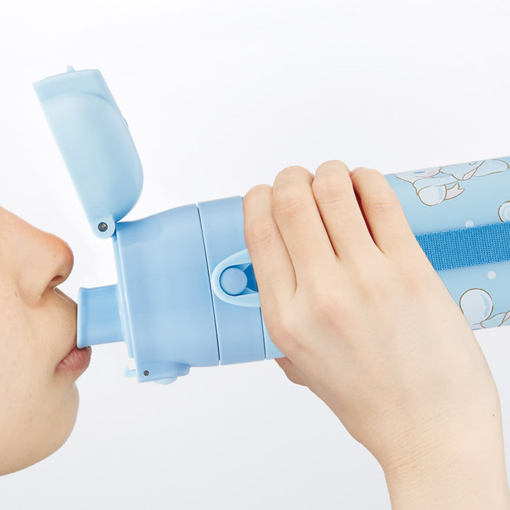 水筒470ml超軽量2WAYステンレスボトルシナモロールビックリボン