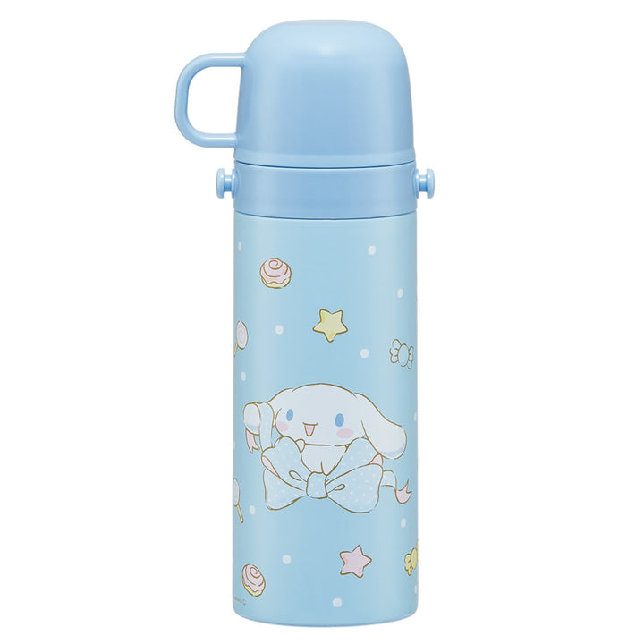 水筒470ml超軽量2WAYステンレスボトルシナモロールビックリボン