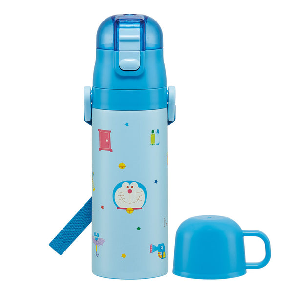 水筒470ml430ml超軽量2WAYステンレスボトルドラえもんギンガム