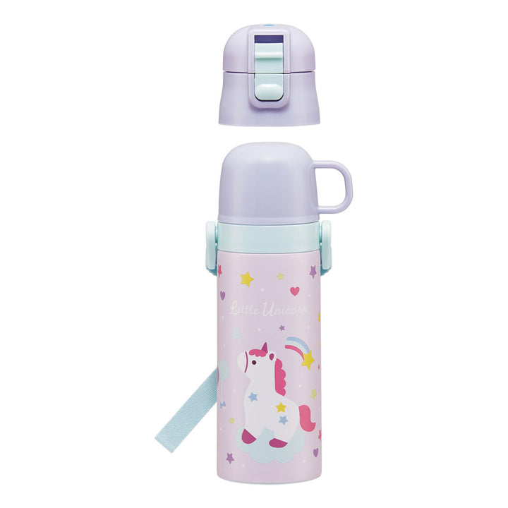 水筒470ml430ml超軽量2WAYステンレスボトルリトルユニコーン