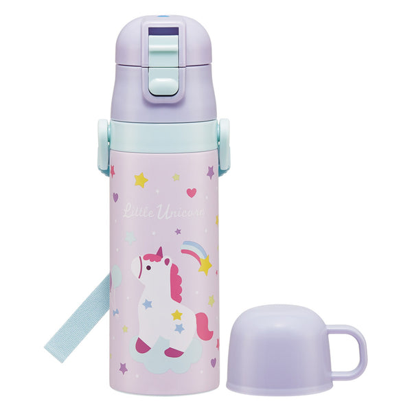 水筒470ml430ml超軽量2WAYステンレスボトルリトルユニコーン