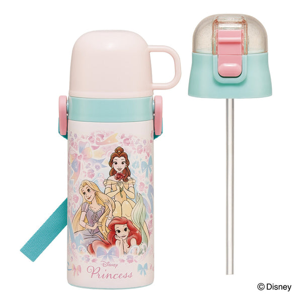 水筒400ml350ml子供用2WAYボトルプリンセス25