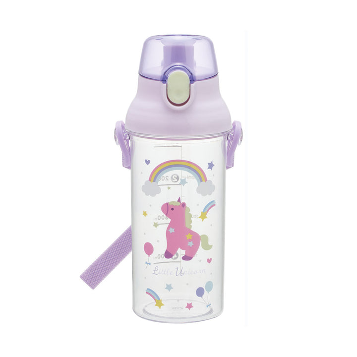 水筒480ml健康クリアマーカーボトルリトルユニコーン