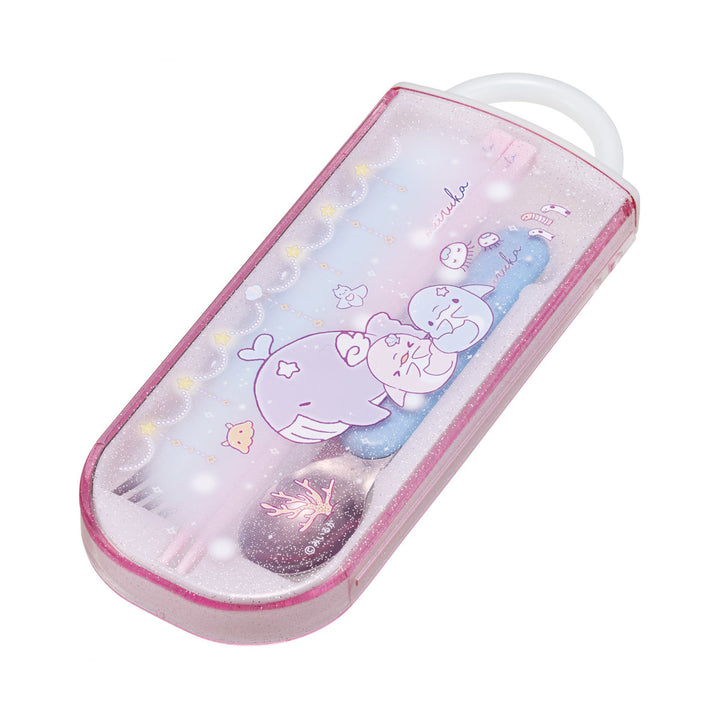 トリオセット抗菌食洗対応トリオセットみいるかスプーンフォーク箸