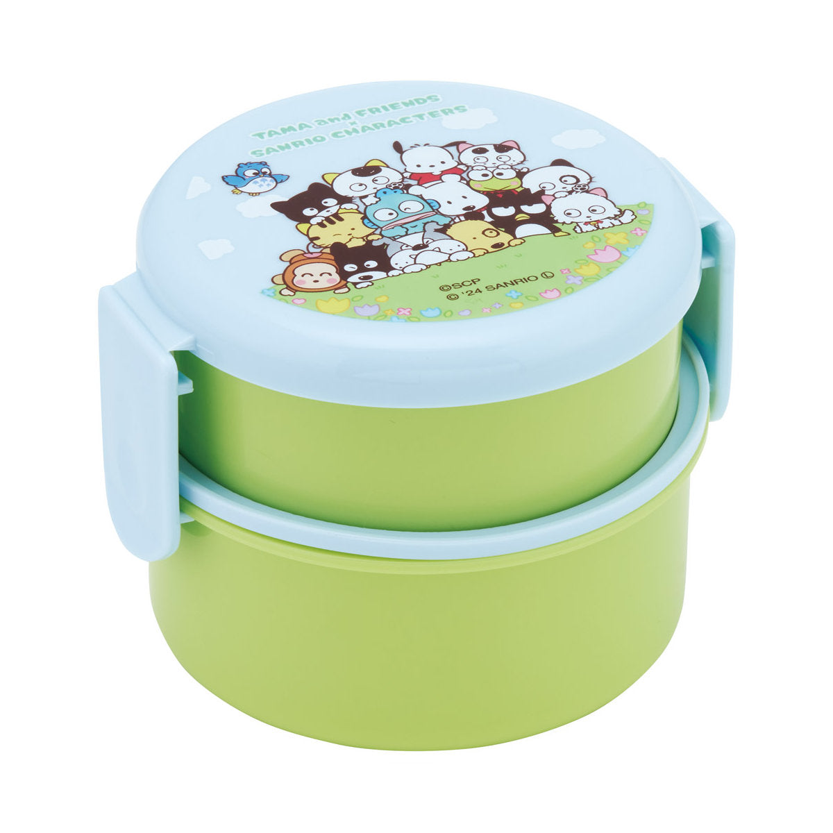 弁当箱 2段 500ml 抗菌丸型ランチBOX2段 タマ×サンリオキャラクターズ