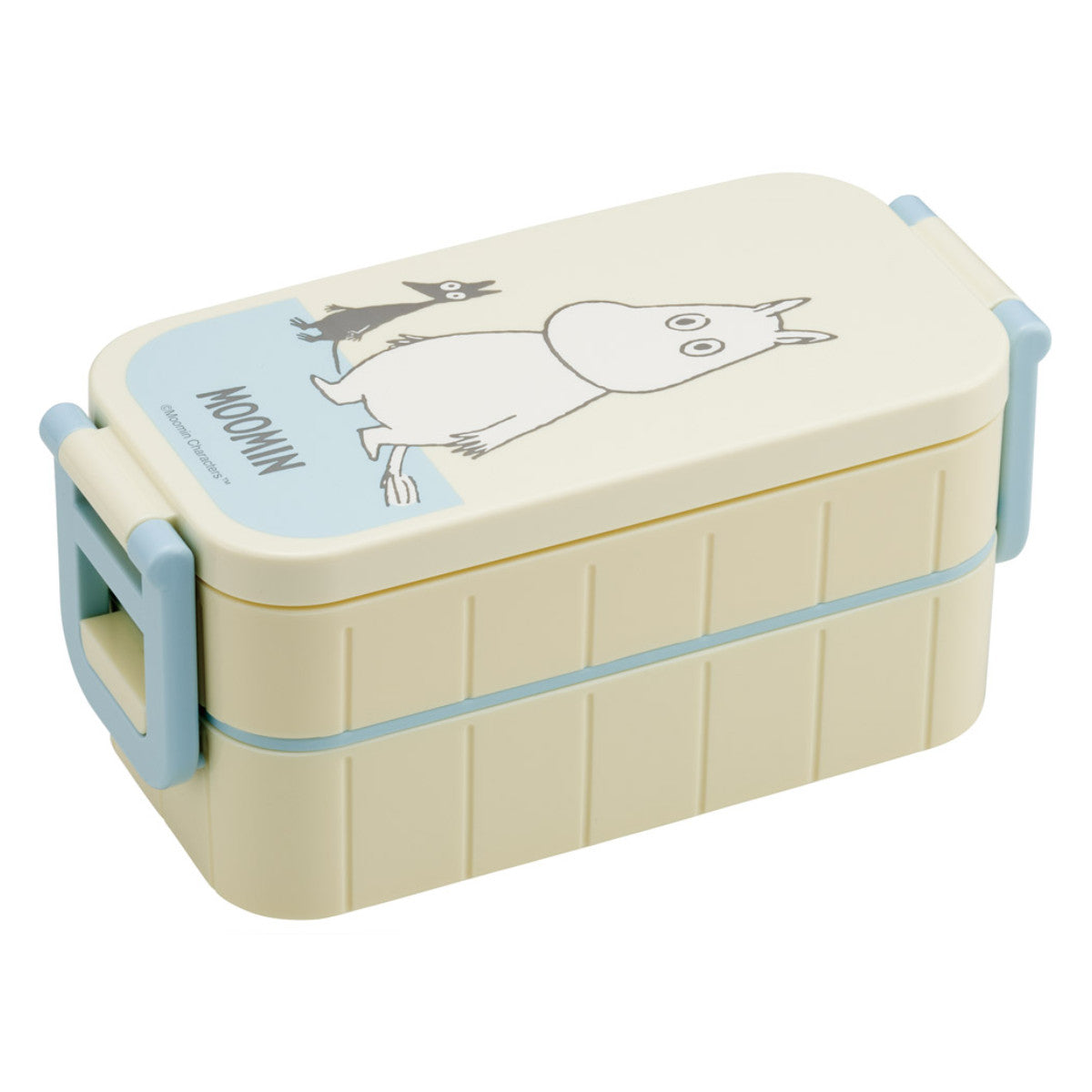 弁当箱 2段 600ml 抗菌タイトランチボックス ムーミンライトカラー