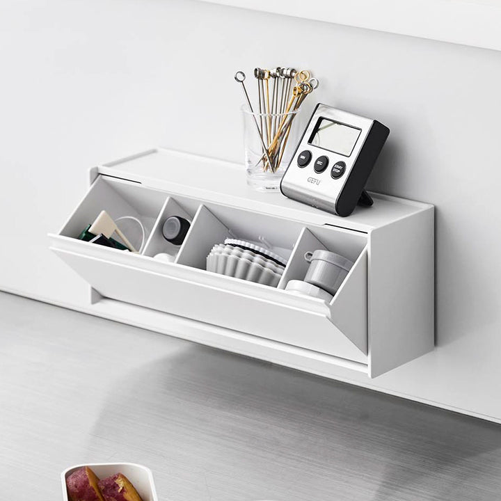 山崎実業towerマグネットお薬＆サプリメント収納ケースタワー