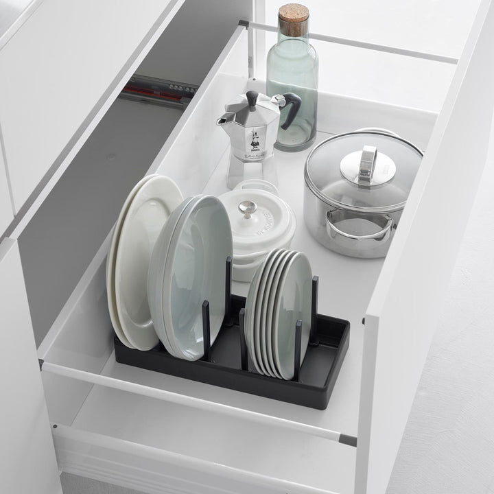 山崎実業towerシンク下幅調節鍋蓋＆フライパン収納スタンドタワーW32