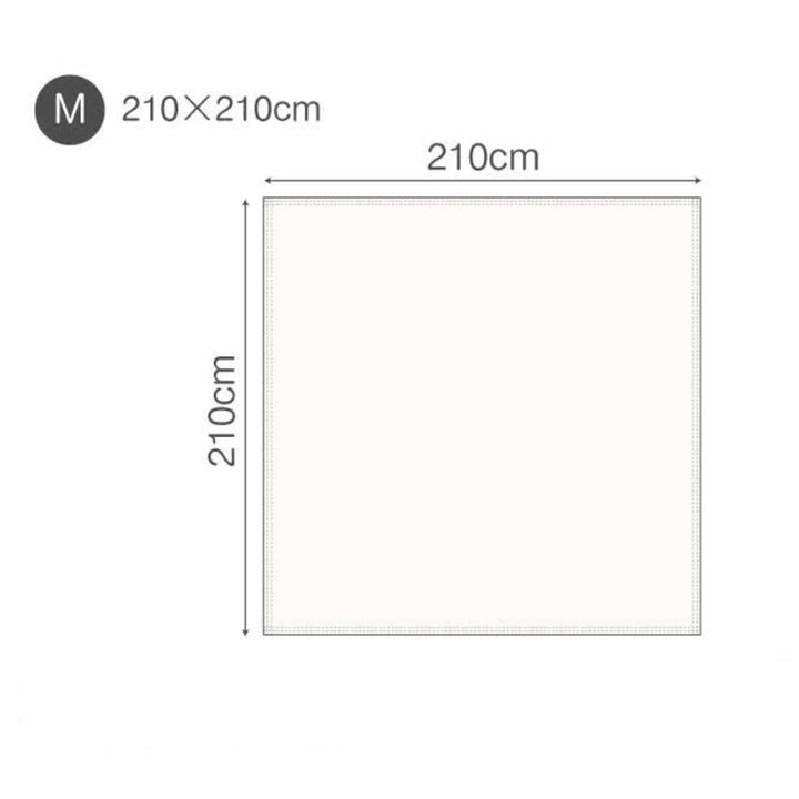 マルチカバーFabtheHomeリネンミックスone-wash210×210cm綿麻混