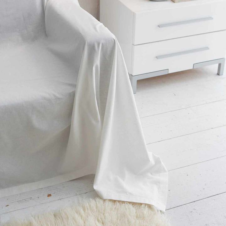 マルチカバーFabtheHomeリネンミックスone-wash210×210cm綿麻混