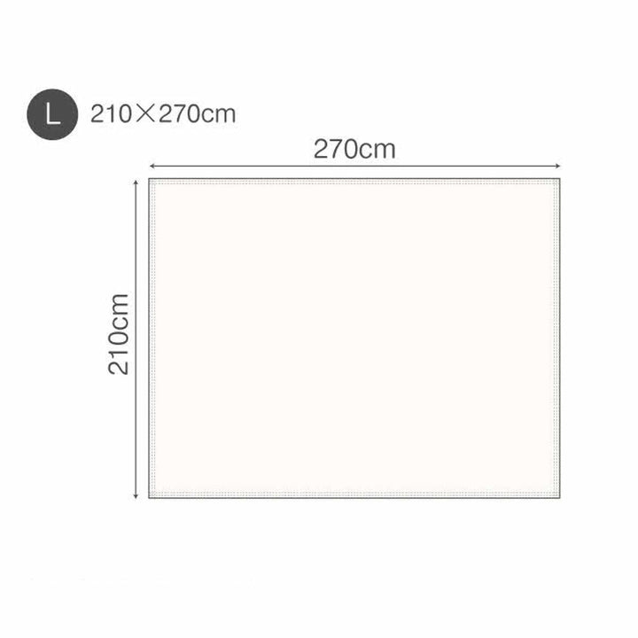 マルチカバーFabtheHomeリネンミックスone-wash210×270cm綿麻混