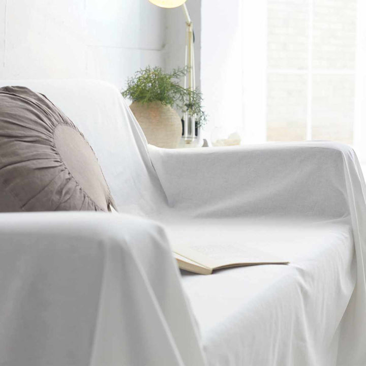 マルチカバーFabtheHomeリネンミックスone-wash210×270cm綿麻混