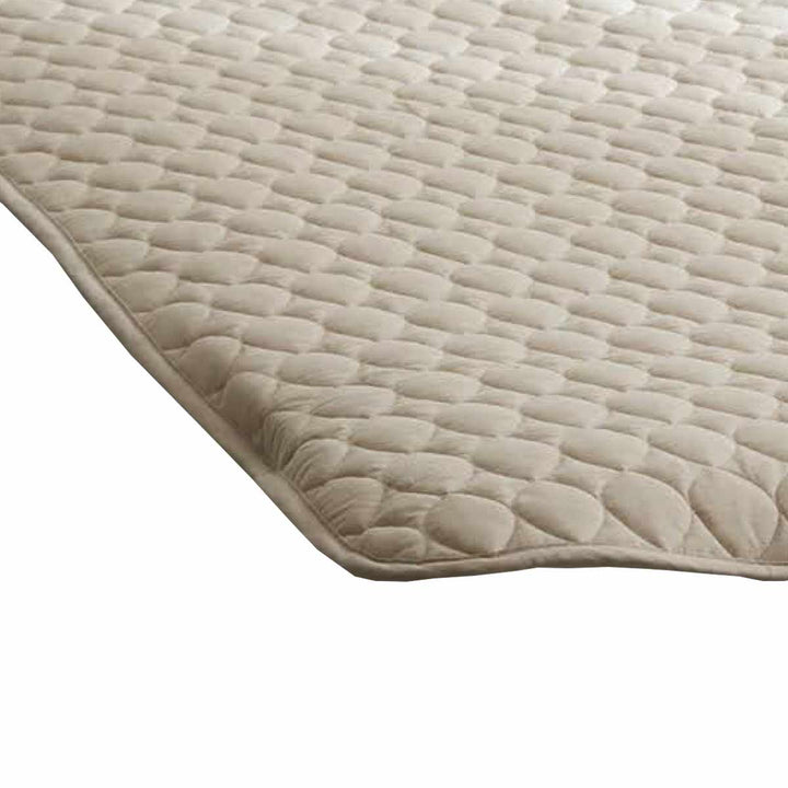 敷きパッドFabtheHomeリネンミックスone-washシングル綿麻混