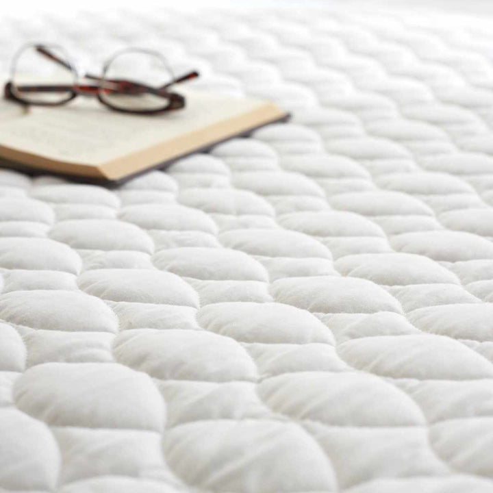 敷きパッドFabtheHomeリネンミックスone-washシングル綿麻混