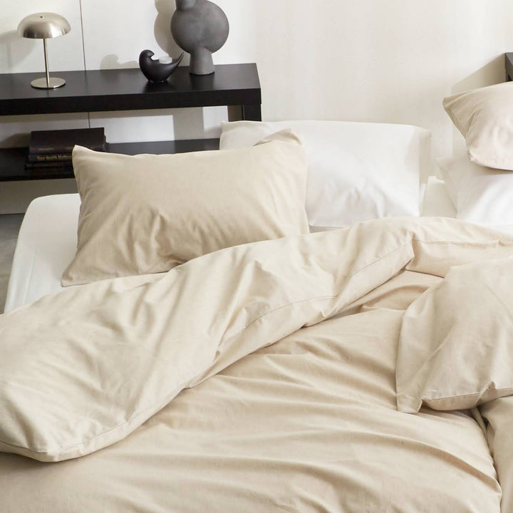 枕カバーFabtheHomeリネンミックスone-wash43×63cm綿麻混