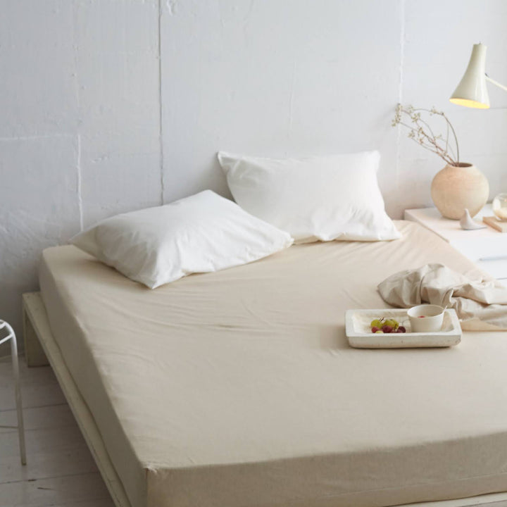 枕カバーFabtheHomeリネンミックスone-wash43×63cm綿麻混