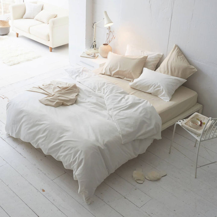 枕カバーFabtheHomeリネンミックスone-wash43×63cm綿麻混