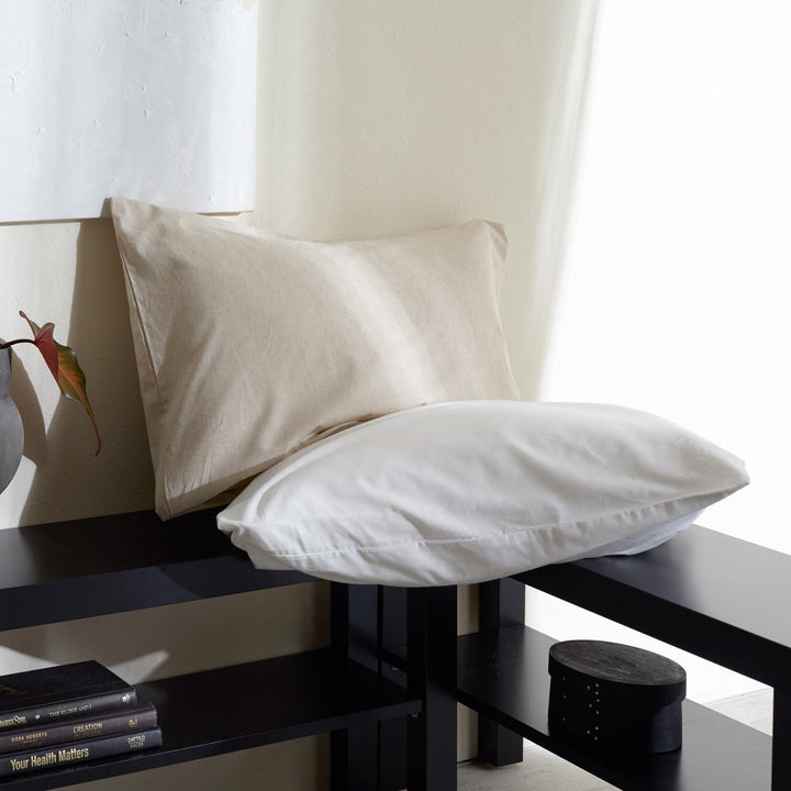 枕カバーFabtheHomeリネンミックスone-wash50×70cm綿麻混