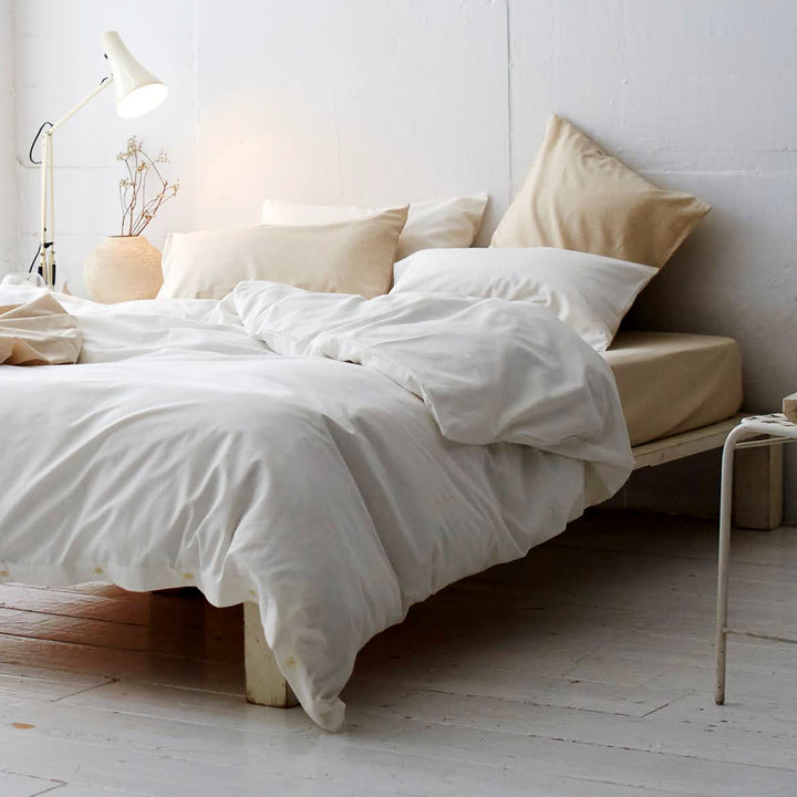 掛け布団カバーFabtheHomeリネンミックスone-washダブル綿麻混