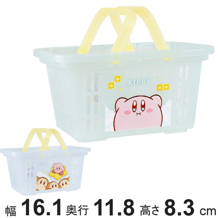 小物入れ星のカービィクリアミニキャラバスケットかご幅16.1×奥行11.8×高さ8.3cm
