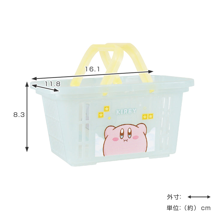 小物入れ星のカービィクリアミニキャラバスケットかご幅16.1×奥行11.8×高さ8.3cm